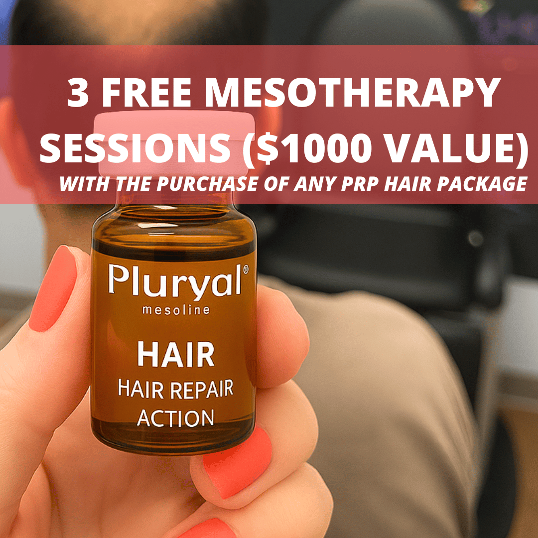 3 Free Mesotherapy Sessions with PRP Package