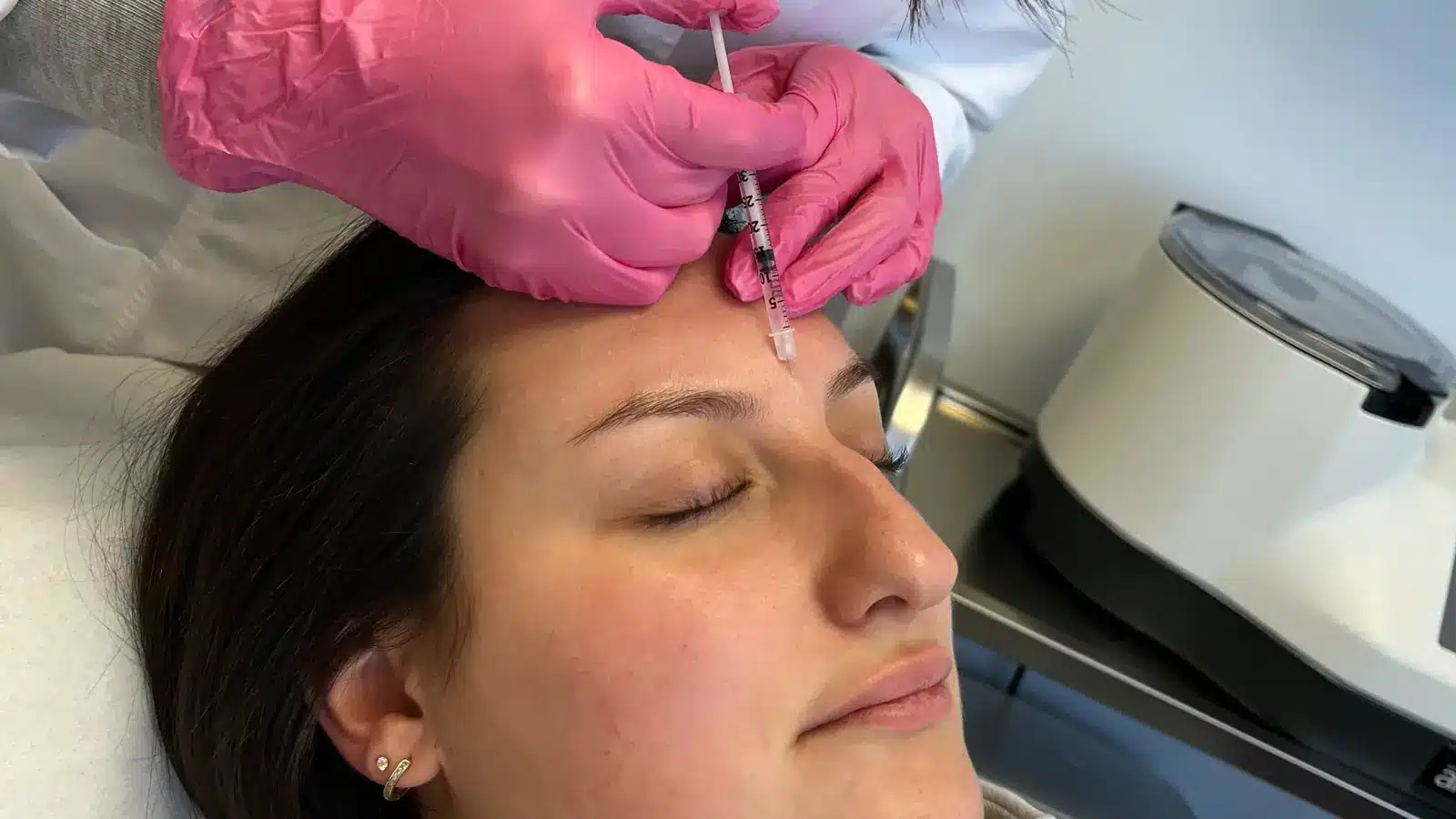 Botox forehead injection treatment at LMC Laser Medical Clinic in Richmond Hill