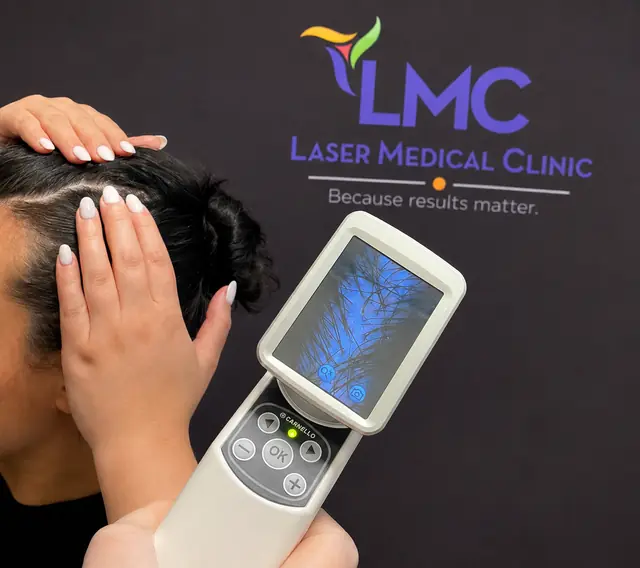 HairMetrix AI scalp analysis for hair loss diagnosis